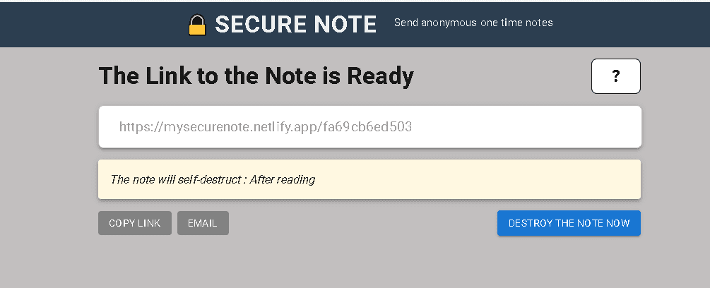 SecureNote screenshot 2